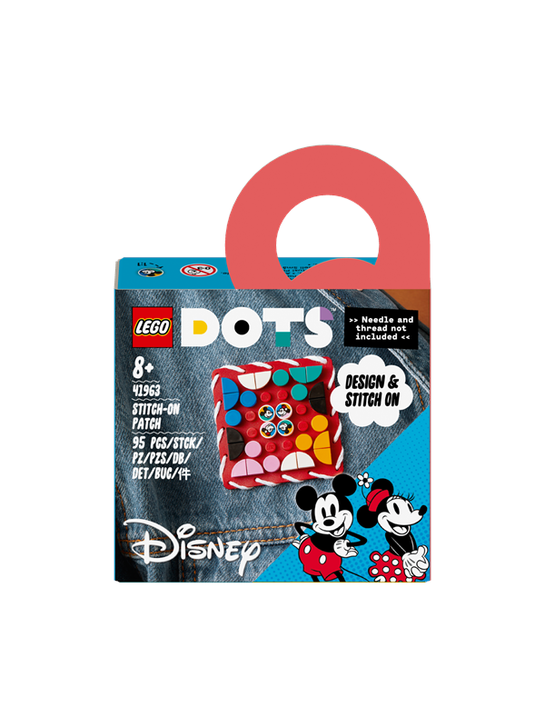 LEGO DOTS 41963 Mickey Mouse og Minnie Mouse påsyningsmærke