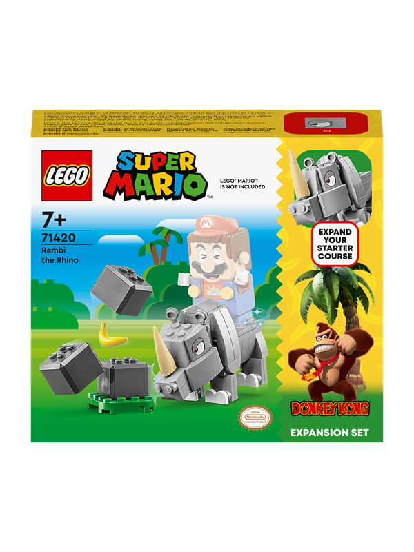 LEGO Super Mario 71420 Næsehornet Rambi - udvidelsessæt