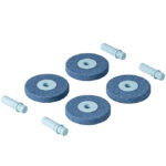 MODU 4x Foam Wheels - 4-pak - Deep Blue/Sky Blue