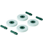 MODU 4x Foam Wheels - 4-pak - Ocean Mint/Forrest Green