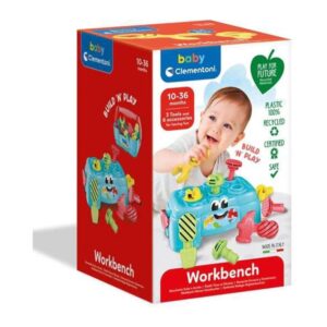 Playset Baby Clementoni 17042 Værktøjskasse (9 stk)