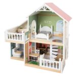 Small Foot - Wooden Urban Villa Dollhouse with Furniture 9dlg.