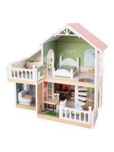 Small Foot - Wooden Urban Villa Dollhouse with Furniture 9dlg.