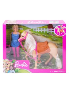 Barbie Doll and Horse (Blonde)