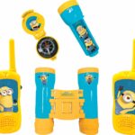 Minions Legetøj - Walkie Talkie Sæt Med Kikkert - 120 M - Lexibook