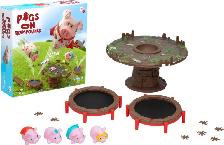 Pigs On Trampolines Spil - Playmonster