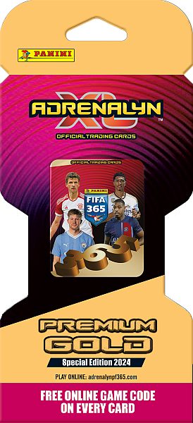 FIFA 365 2024 - Premium Gold Blister Pakke - Fodboldkort Adrenalyn XL Blister Pack