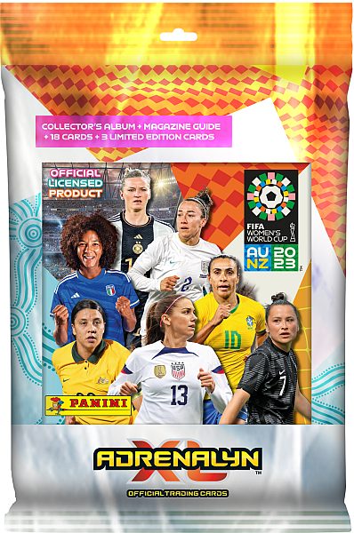 FIFA Women's World Cup 2023 - StartersÃ¦t - Mappe, Spilleplade, Guide, 3 Limited-kort & 3 Boosters