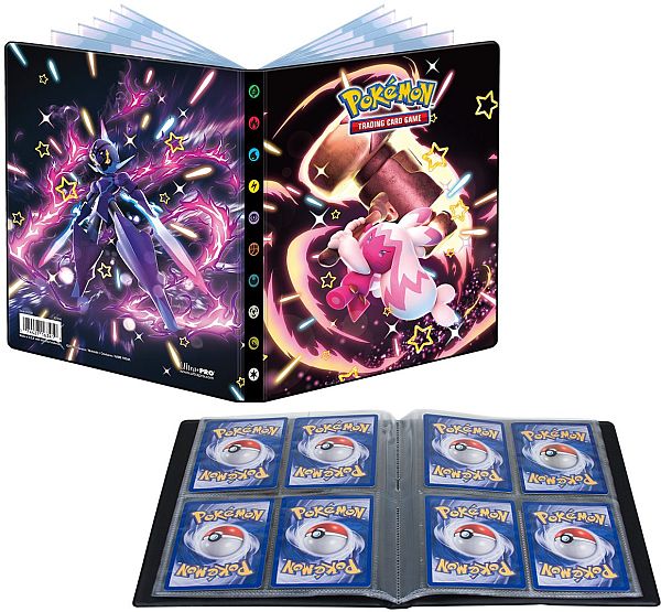 Mappe - Pokemon - Scarlet & Violet: Paldean Fates - Pokemon - Album - 4-Pocket (Holder 80 kort + 4 Oversized kort) UltraPro #16341