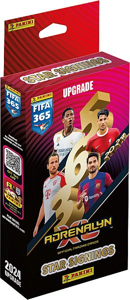 Panini Adrenalyn XL: FIFA 365 2024 Upgrade - Star Signings Booster Set (Deck) - Blister med 40 kort + Limited Edition