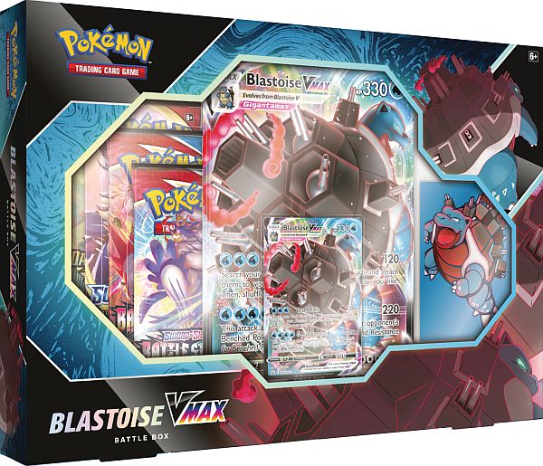 Pokemon Blastoise VMAX Battle Box