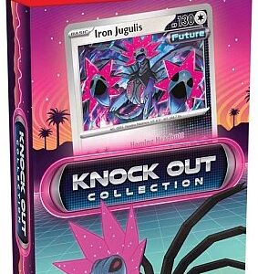 Pokemon Box: Knock Out Collection (Iron Jugulis) - 2 Boosters, Promokort & Stickers