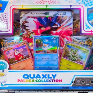 Pokemon Box: Paldea Collection: Quaxly + Koraidon ex