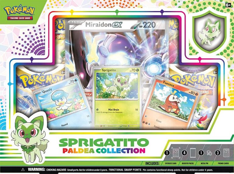 Pokemon Box: Paldea Collection: Sprigatito + Miraidon ex