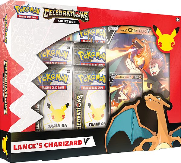 Pokemon Celebrations (25th) Lance's Charizard V Collection