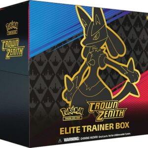 Pokemon Crown Zenith - Elite Trainer Box (Lucario) - Turneringsboks for begyndere (10 Boosters)