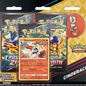 Pokemon Crown Zenith - Pin Collection Blister: Cinderace