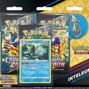 Pokemon Crown Zenith - Pin Collection Blister: Inteleon