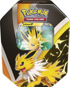 Pokemon Eevee Evolution Tin: Jolteon (2021) pokemon box