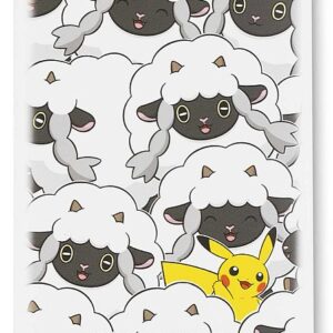 Pokemon - Fluffy Flock (Wooloo) - Deck Protector - 65 lommer -Sleeves