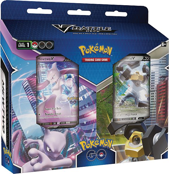 Pokemon GO: Mewtwo vs. Melmetal V Battle Deck Bundle