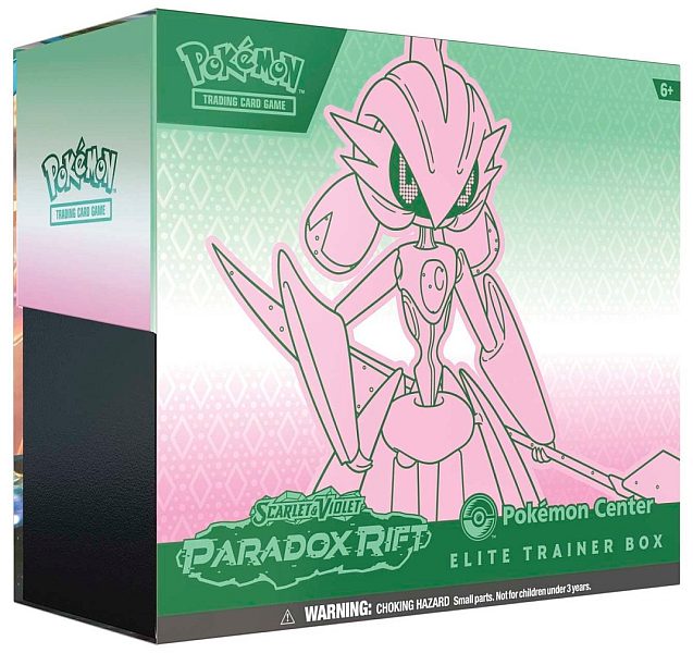 Pokemon Paradox Rift Pokemon Center Elite Trainer Box: Iron Valiant