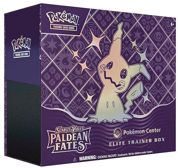 Pokemon SV Paldean Fates Pokemon Center Elite Trainer Box