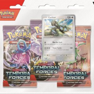 Pokemon SV05 Temporal Forces 3-Pack Blister: Cyclizar