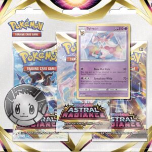 Pokemon SWSH Astral Radiance 3-Pack Blister: Sylveon