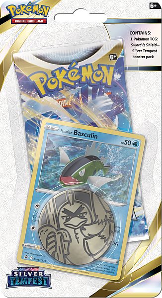 Pokemon SWSH Silver Tempest Checklane Blister: Hisuian Basculin