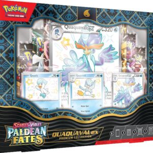 Pokemon Scarlet & Violet: Paldean Fates - Quaquaval ex Premium Collection (8 Boosters)