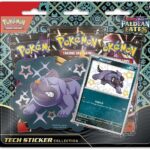 Pokemon Scarlet & Violet: Paldean Fates - Tech Sticker Collection Blister: Maschiff (3 Boosters)