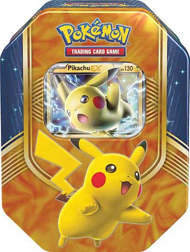 Pokemon Tin Kasse - 2016 Wave 3 Fall: Pikachu - EX Battle Heart Collector's Tin Box