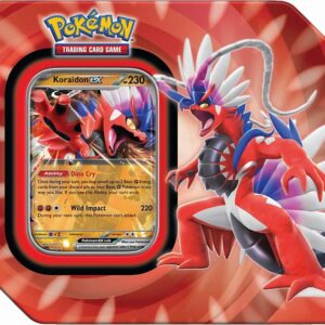 Pokemon Tin Kasse - 2023 Wave 2 Summer (USA Version): Koraidon ex - Paldea Legends Collector's Tin Box (5 Boosters)