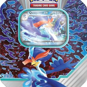 Pokemon Tin Kasse - 2023 Wave 3 Fall: Quaquaval - Paldea Partners Collector's Tin Box