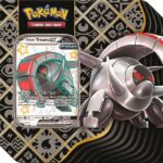 Pokemon Tin Kasse - 2024 Wave 1 Winter (USA Version): Iron Treads ex - Scarlet & Violet: Paldean Fates Collector's Tin Box (5 Boosters)