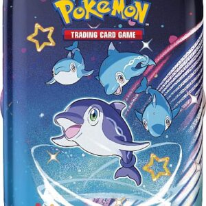 Pokemon Tin Kasse - 2024 Winter Scarlet & Violet: Paldean Fates Mini Tin: Finizen (2 Boosters & KlistermÃ¦rker)