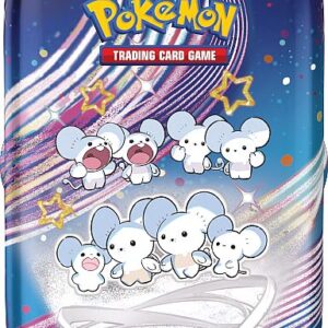 Pokemon Tin Kasse - 2024 Winter Scarlet & Violet: Paldean Fates Mini Tin: Maushold (2 Boosters & KlistermÃ¦rker)