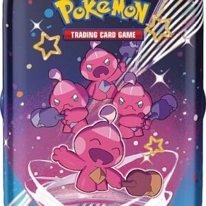 Pokemon Tin Kasse - 2024 Winter Scarlet & Violet: Paldean Fates Mini Tin: Tinkatink (2 Boosters & KlistermÃ¦rker)