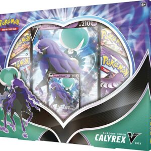 Pokemon V Box: Shadow Rider Calyrex - 4 Boosters, V-Promo & Oversize