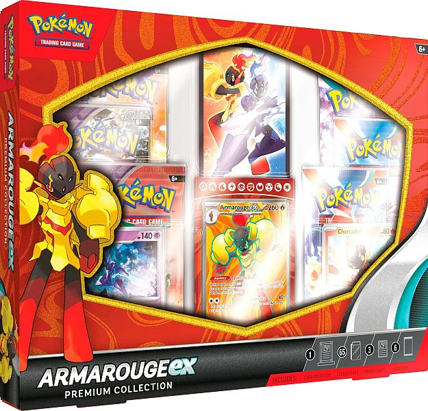 Pokemon ex Box: Armarouge ex Premium Collection (2024) (6 Boosters)