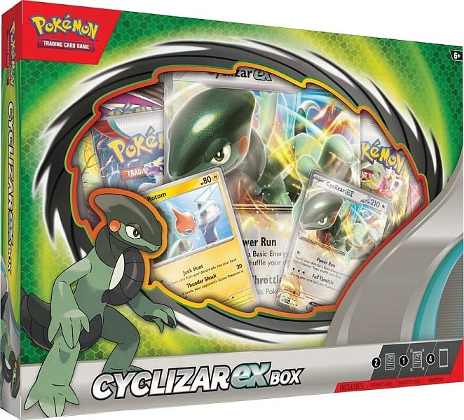 Pokemon ex Box: Cyclizar ex (2023) (4 Boosters)