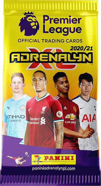 Premier League 2020/2021 - Booster Pakke - Fodboldkort Adrenalyn XL Booster Pack