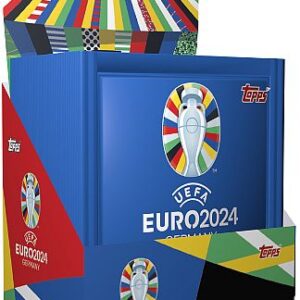 Topps Fodbold-Stickers/KlistermÃ¦rker: Euro 2024 - Booster Display - 1 Box med 100 Pakker