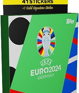 Topps Fodbold-Stickers/KlistermÃ¦rker: Euro 2024 - Eco Pack (42 Stickers)