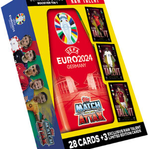 Topps Match Attax - Euro 2024 - Booster Tin (28 Kort + 3 Limited Edition)