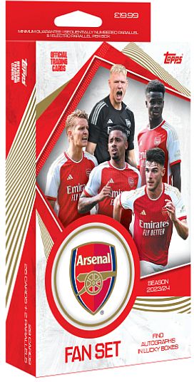 Topps Official Fan Set 2023/2024 - Arsenal FC (28 Kort)