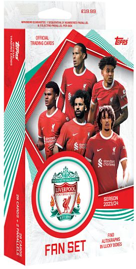 Topps Official Fan Set 2023/2024 - Liverpool FC (28 Kort)