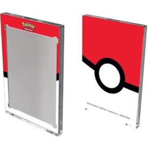 Ultra Pro ONE-TOUCH Edge Magnetic Holder - Pokemon: Poke Ball Printed Standard Size (2-5/8" x 3-3/4") 35PT UV - Sleeves #16421