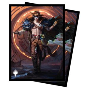 100 Lommer! Magic Outlaws of Thunder Junction: Key Art 4 - Junction Oko, The Ringleader - Matte Deck Protector Sleeves - Ultra Pro #38357